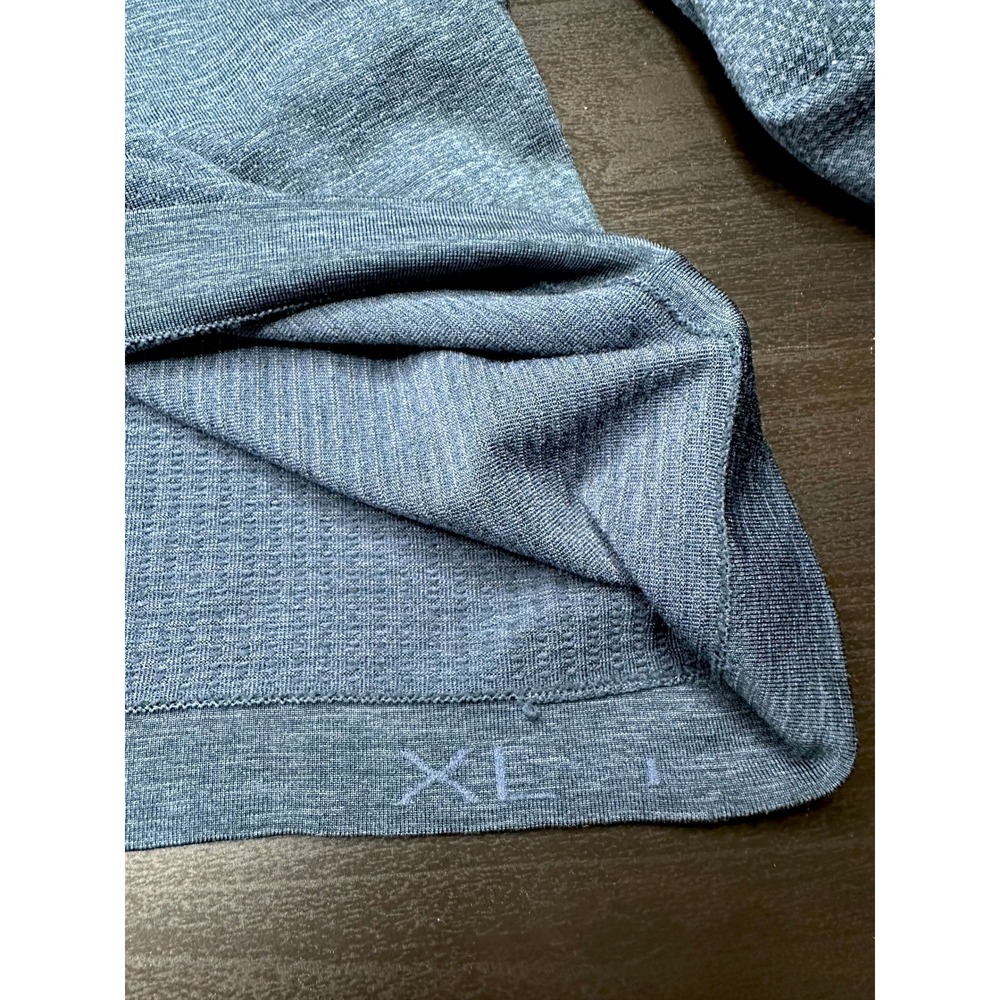 Lululemon Metal Vent Tech 1/2 Zip 2.0 Pullover Mens XL Blue Long Sleeve - Picture 7 of 8
